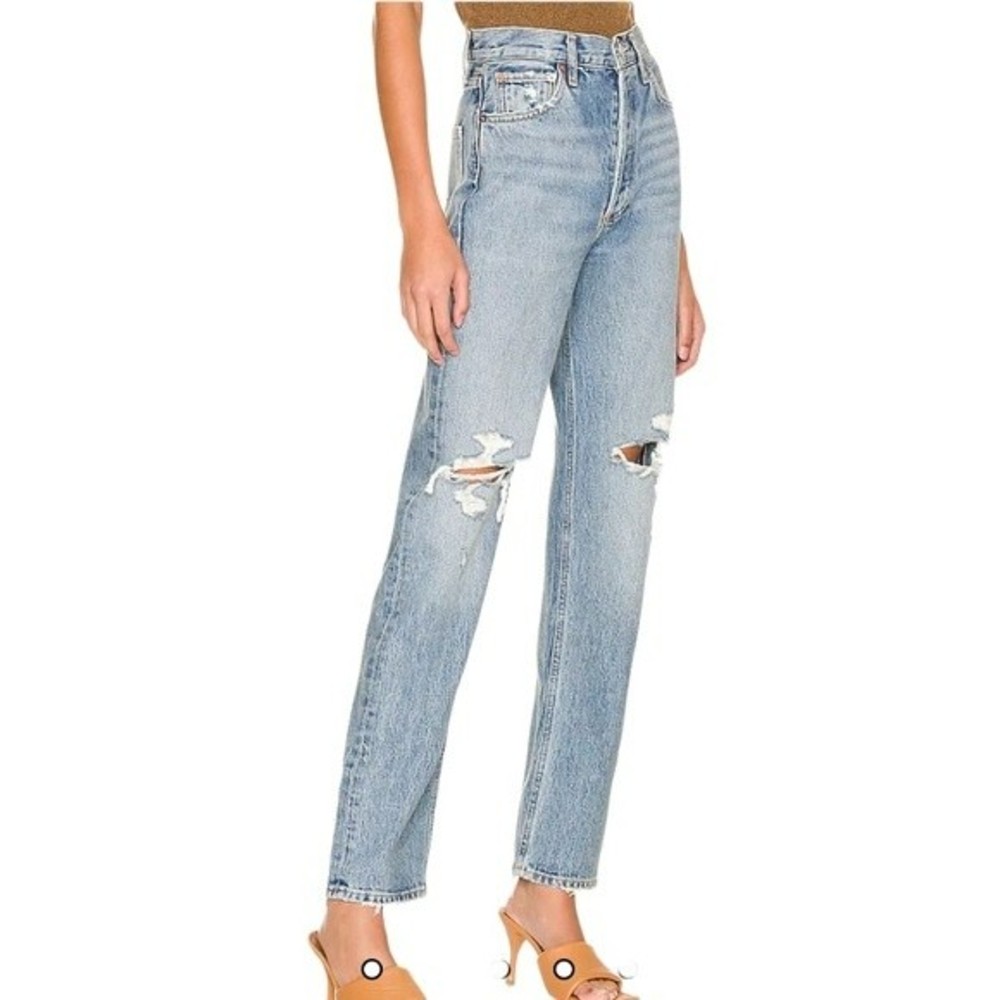 AGOLDE 90’S PINCH WAIST STRAIGHT LEG JEANS IN RULE SIZE 26 - Picture 5 of 10